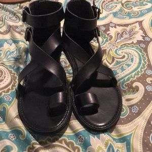 Black sandals